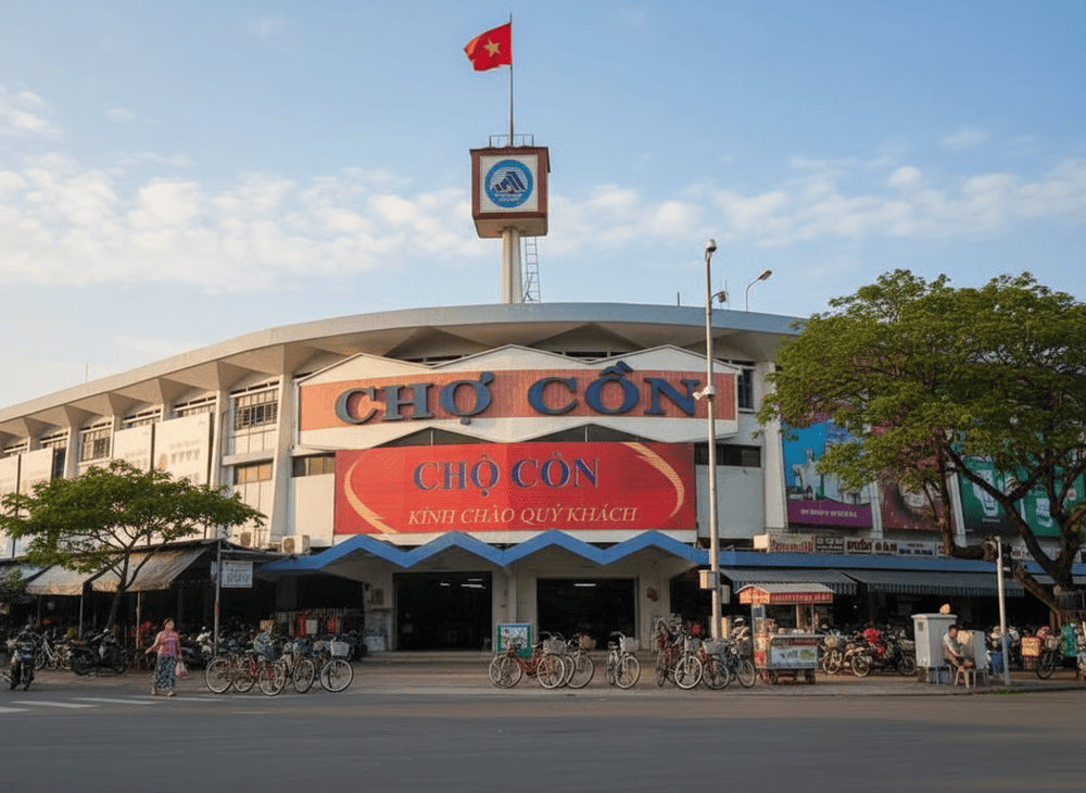 Con Market provides a spacious and airy atmosphere even on busy days